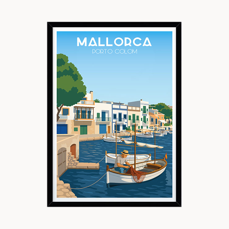 Poster Porto Colom, Mallorca
