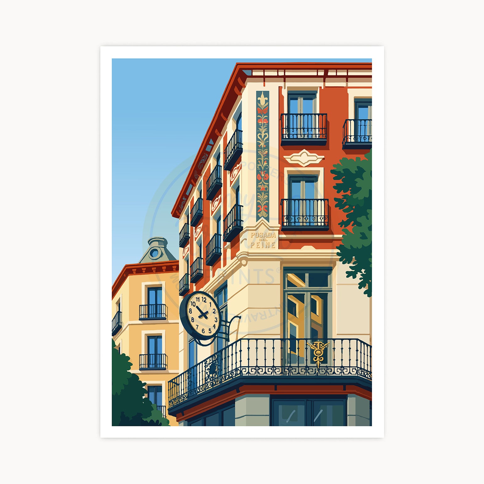 Posada del Peine Poster, Madrid