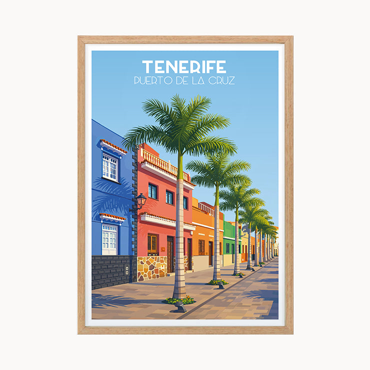 Puerto de la Cruz Poster, Tenerife