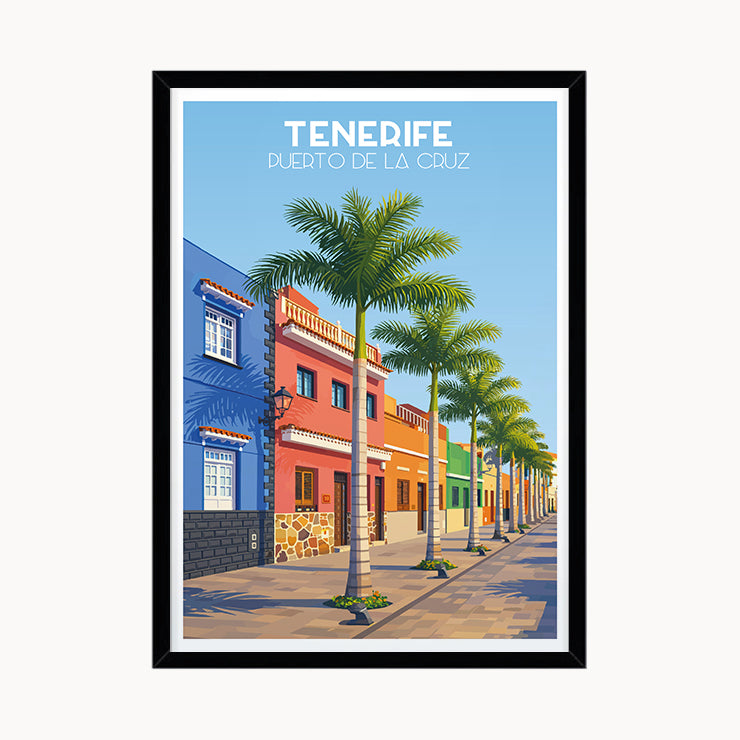 Puerto de la Cruz Poster, Tenerife