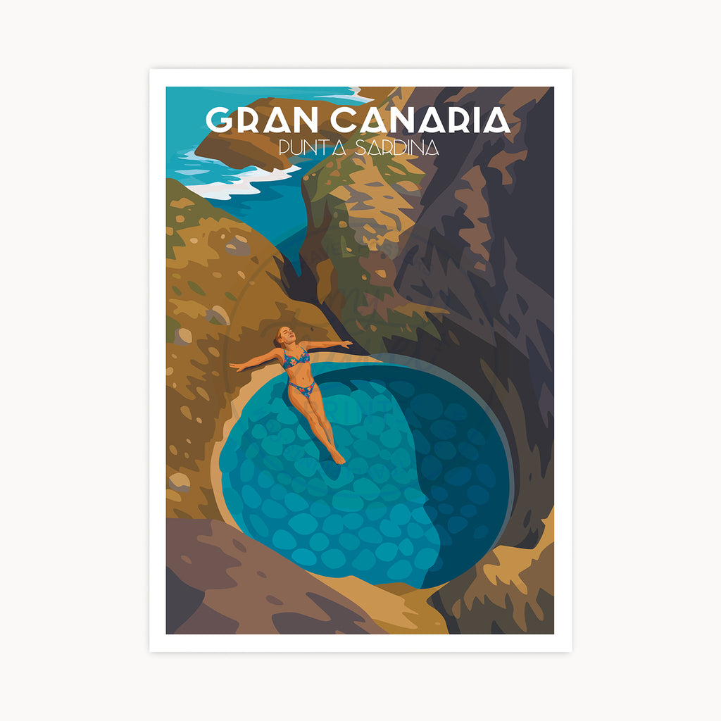 Poster Punta Sardina, Gran Canaria