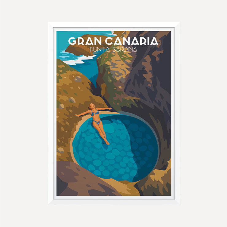 Punta Sardina Poster, Gran Canaria