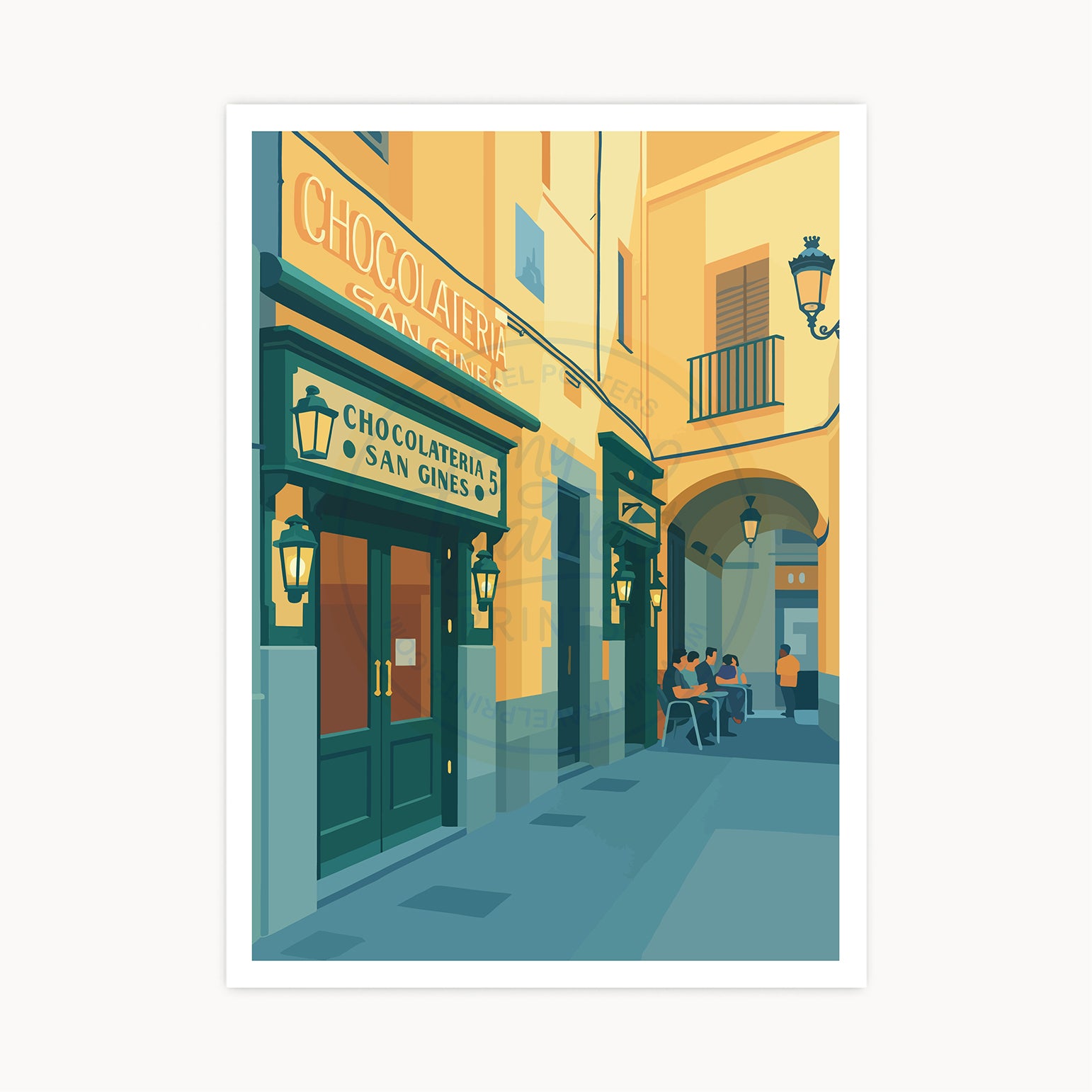 Poster for Chocolatería San Ginés, Madrid