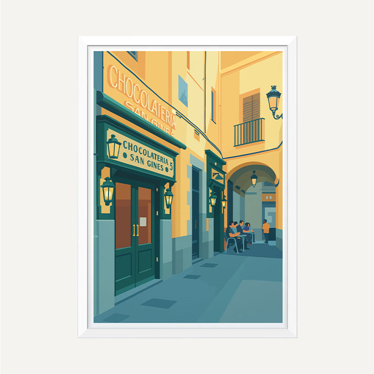 Poster for Chocolatería San Ginés, Madrid