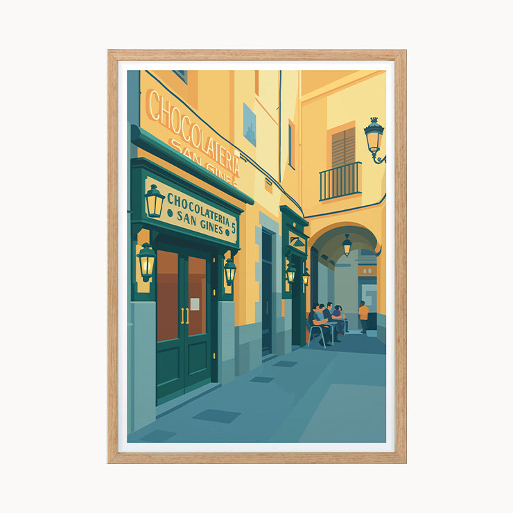 Poster for Chocolatería San Ginés, Madrid