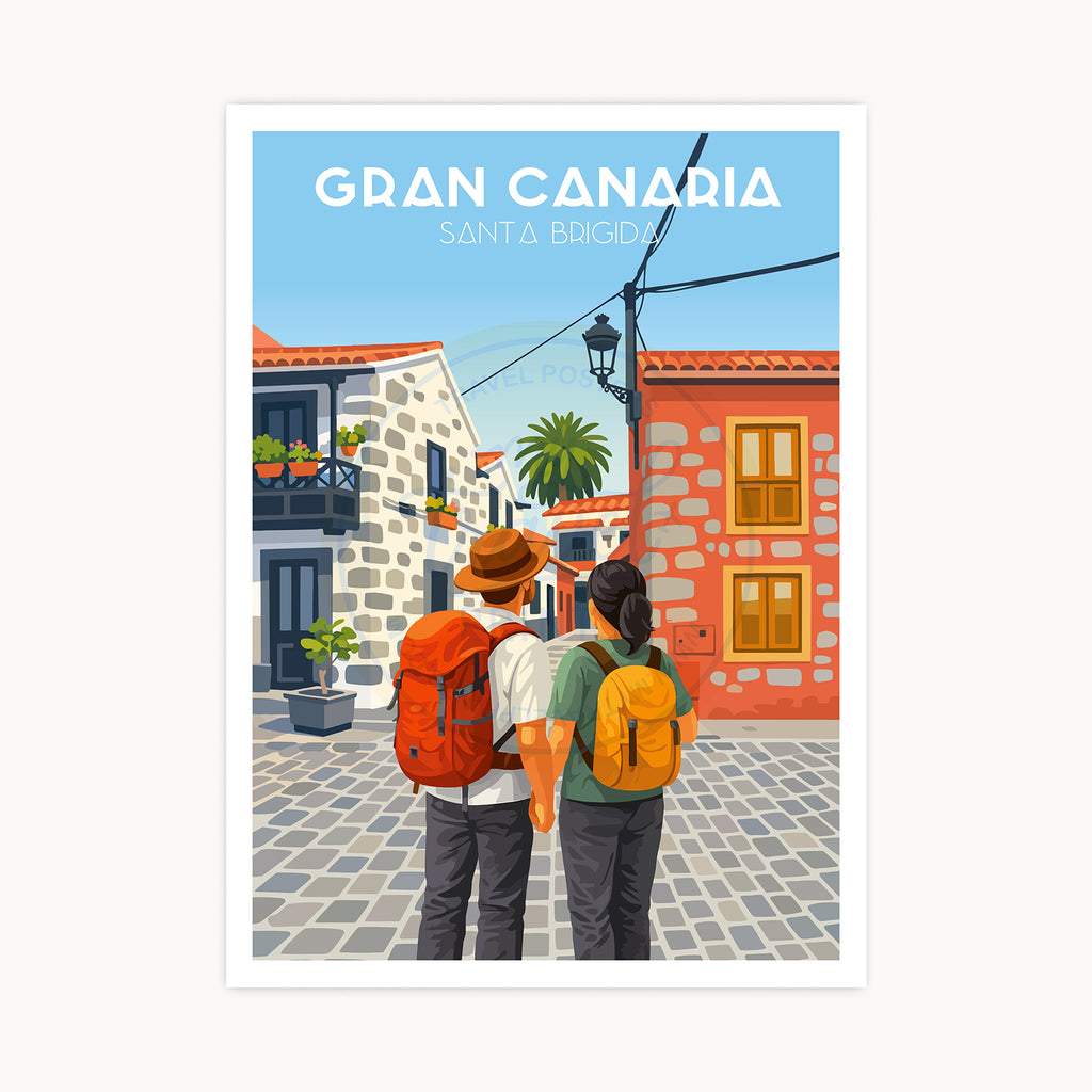 Poster Santa Brígida, Gran Canaria