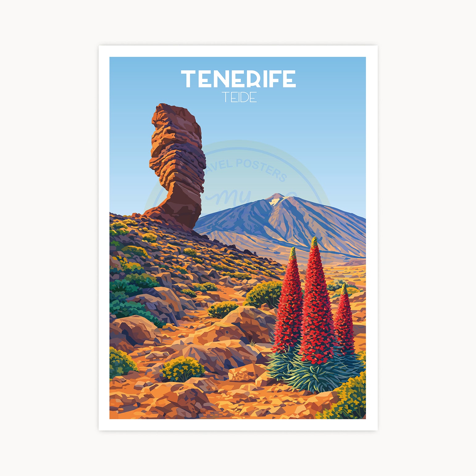 Teide Volcano Poster, Tenerife